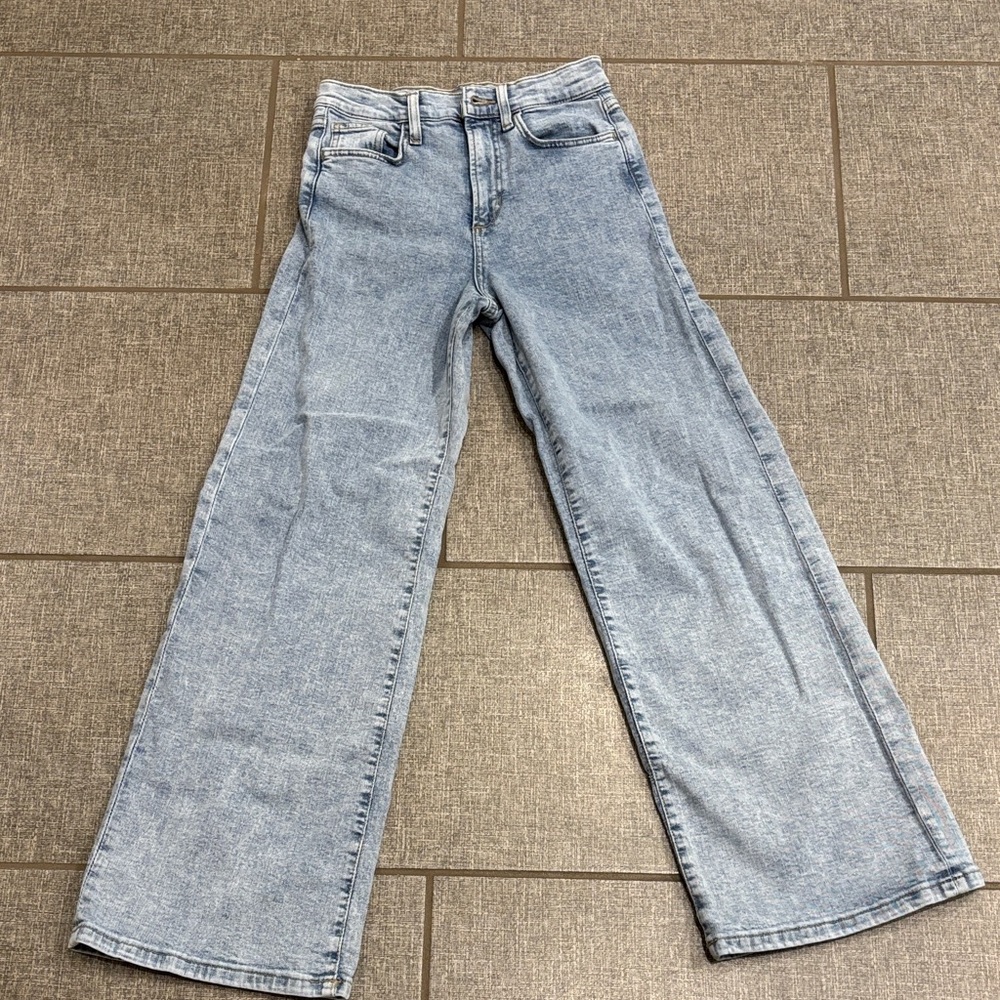 Joe’s High Rise Petite Wide Leg Jeans